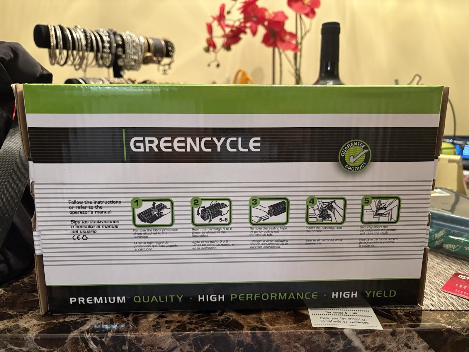 Brand New GreenCycle DR-520/DR-620 Toner Cartridge Sealed Box
