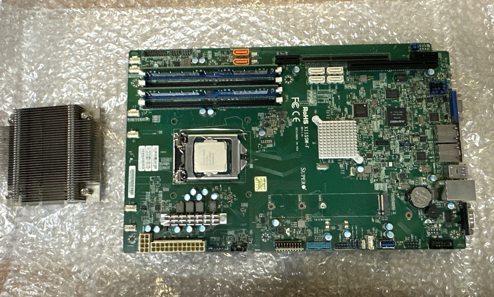 Supermicro X11SSW-F Intel Chipset LGA1151 DDR4 Server Motherboard + E3-1275V6