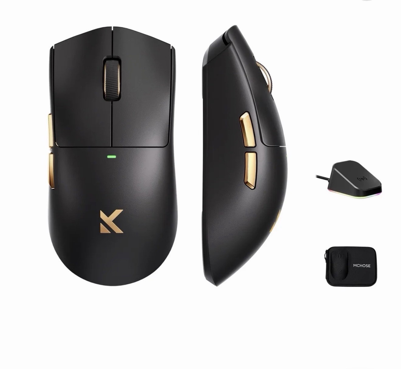 MCHOSE K7 Ultra 8K Wireless Gaming Mouse PAW3950 42000 DPI Charging Dock