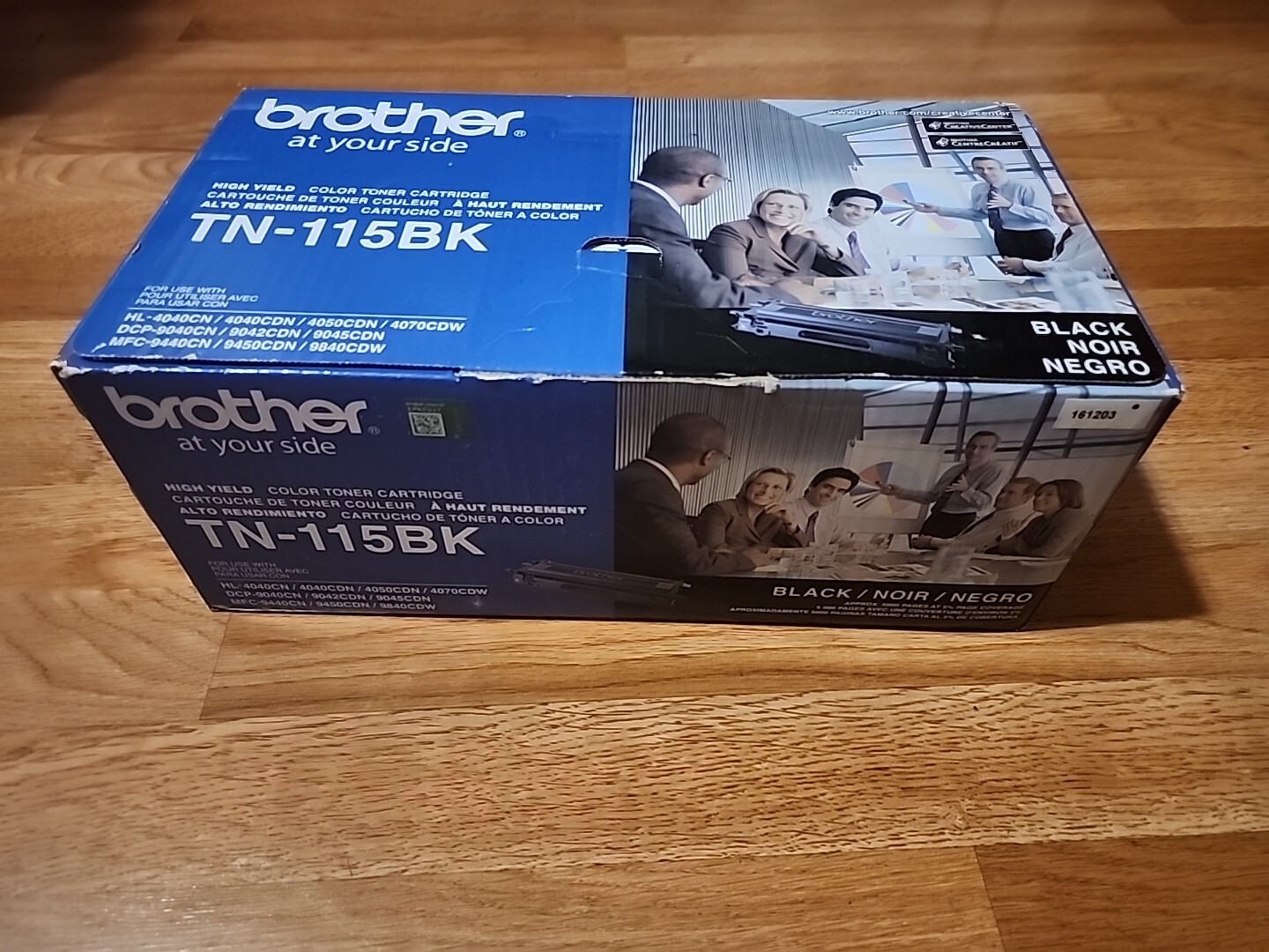 Brother TN-115BK High Yield  OEM Black Toner Cartridge / SEALED BOX