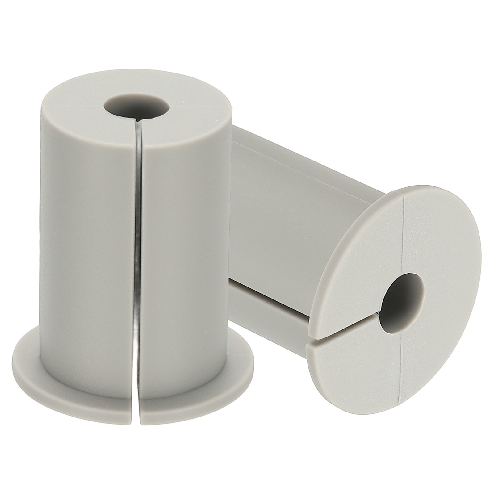 2 Pcs 1" Wall Grommet Cable Routing Kit for 0.33" (8.5mm) Hole Gray