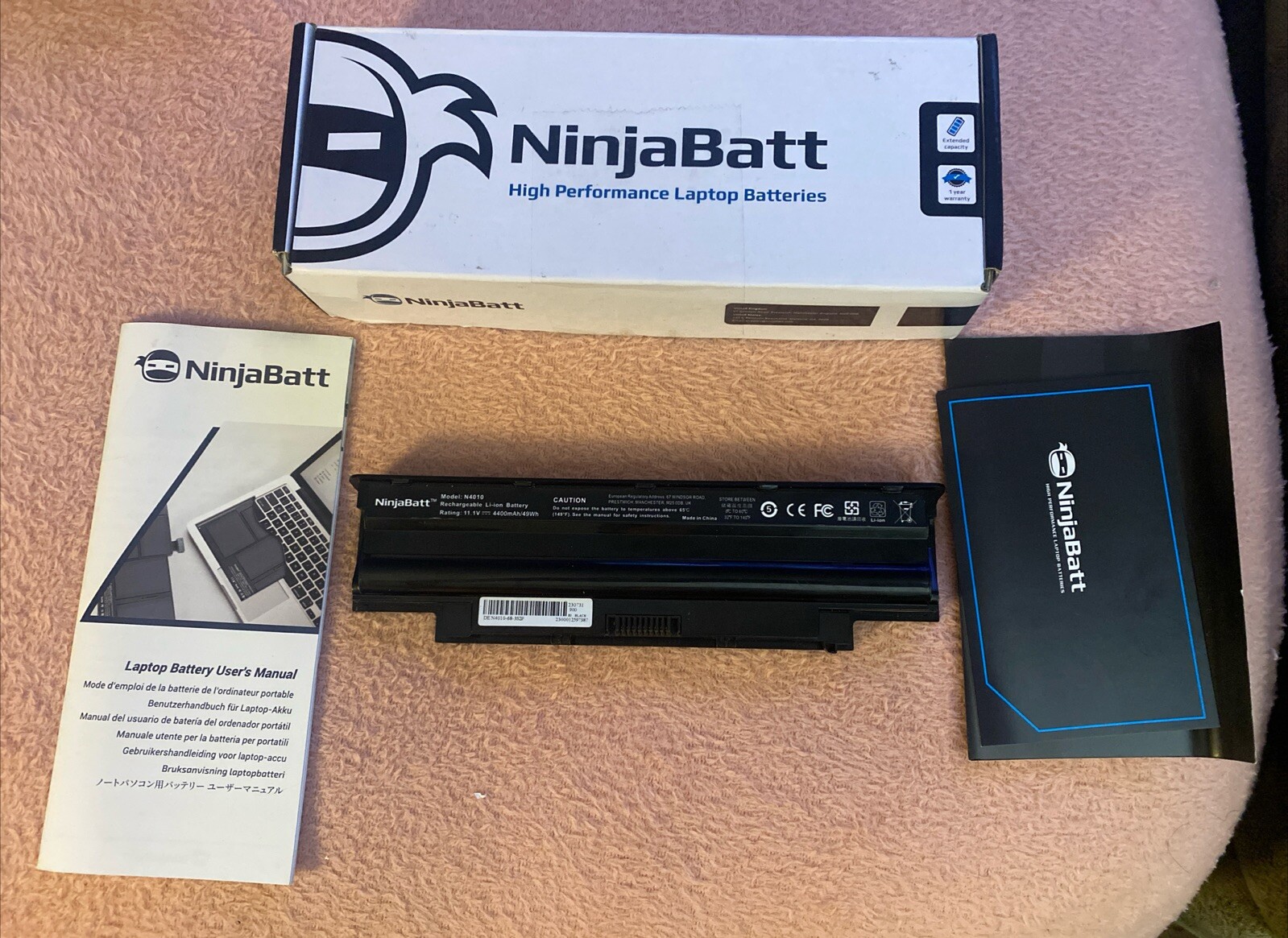 NinjaBatt- High Performance Laptop Battery ( Model N4010 )
