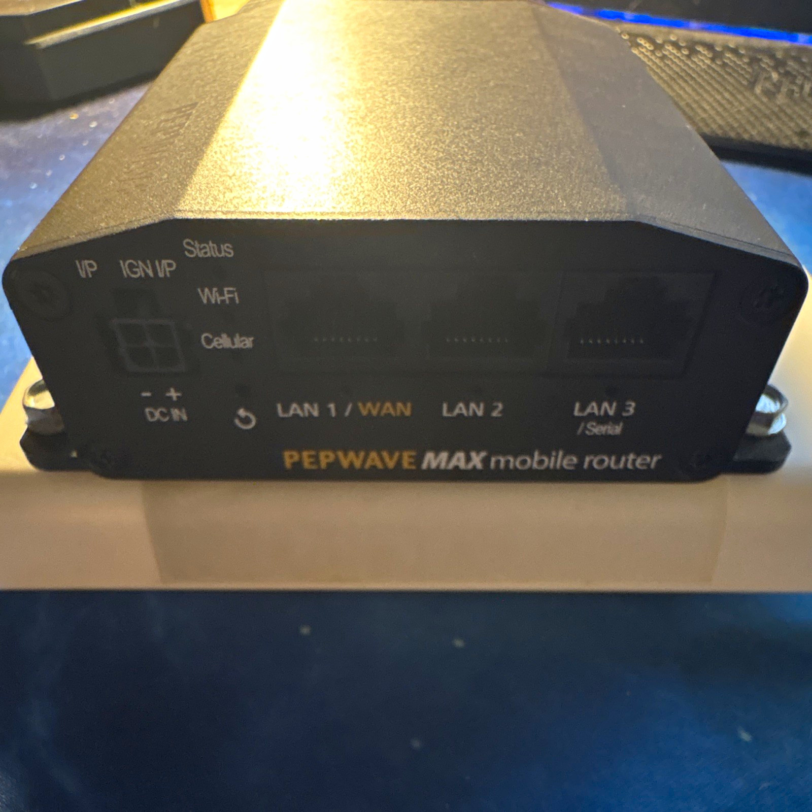 Pepwave MAX LTE Wi-Fi Router Unlocked, 3 LAN Ethernet (RJ-45) Ports, Black