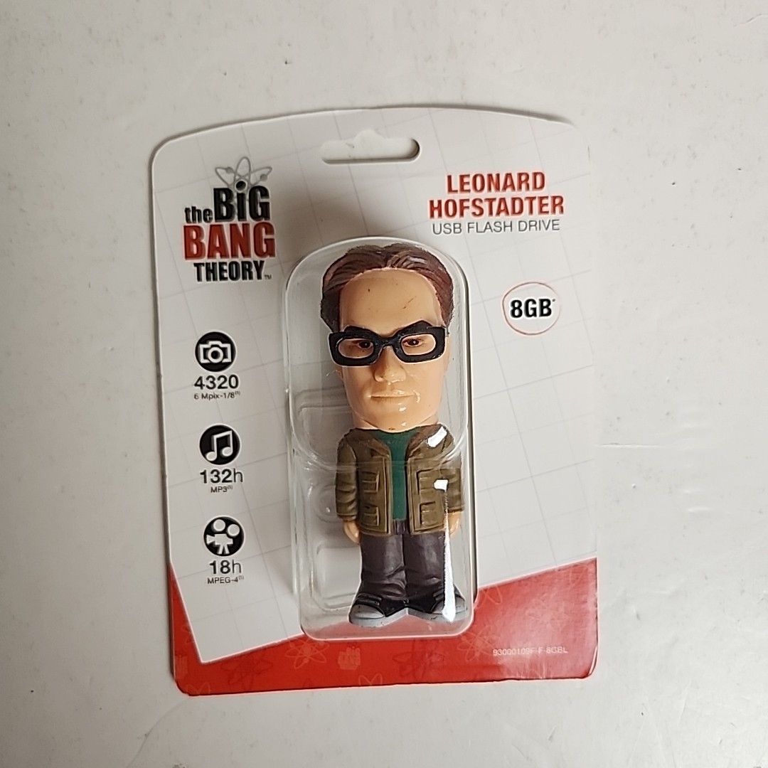 Big Bang Theory Funko 8GB Flash Drive Figure Leonard Hofstadter New In Package