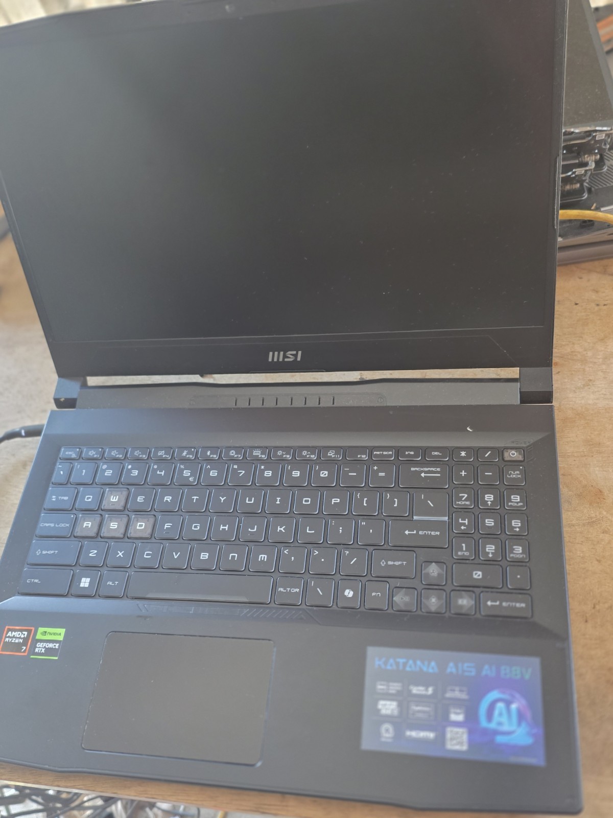 MSI Katana 15 B12VFK-814US 15.6" Full HD 144Hz Laptop 4060 Pow