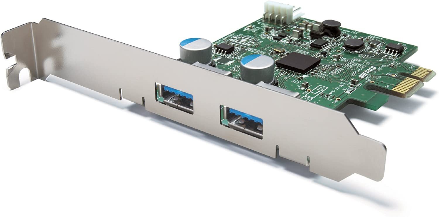Buffalo SuperSpeed IFC-PCIE2U3, USB 3.0 PCI Express 2-Port Interface Card
