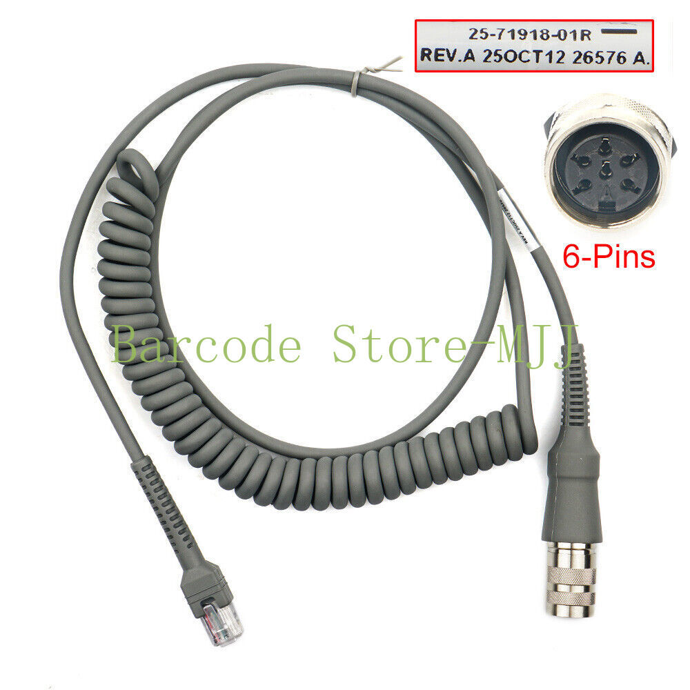 USB Cable (25-71918-01R) to VC5090 (Half Size Full Size) LS3408 DS3508 (6-PIN)