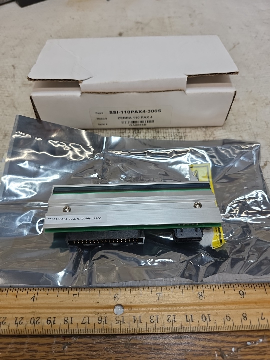 NEW ZEBRA PART# SSI-110PAX4-300S MODEL # ZEBRA 110 PAX 4 NEW IN THE BOX