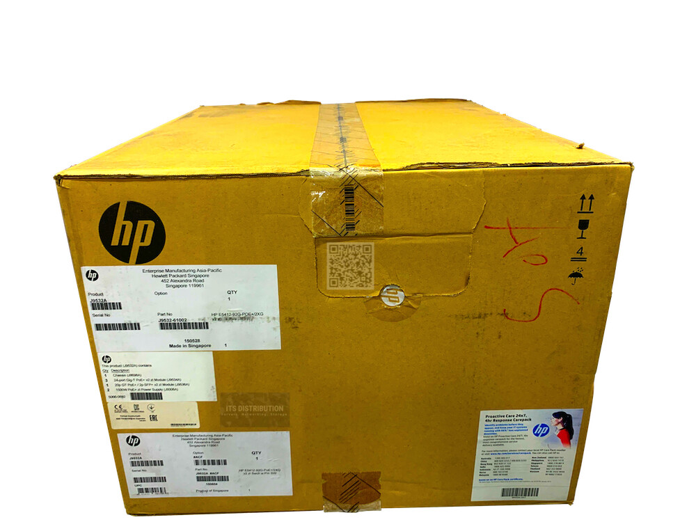 J9532A I HP E5412-92G-PoE+/2XG-SFP+ v2 zl Switch Chassis BRAND NEW