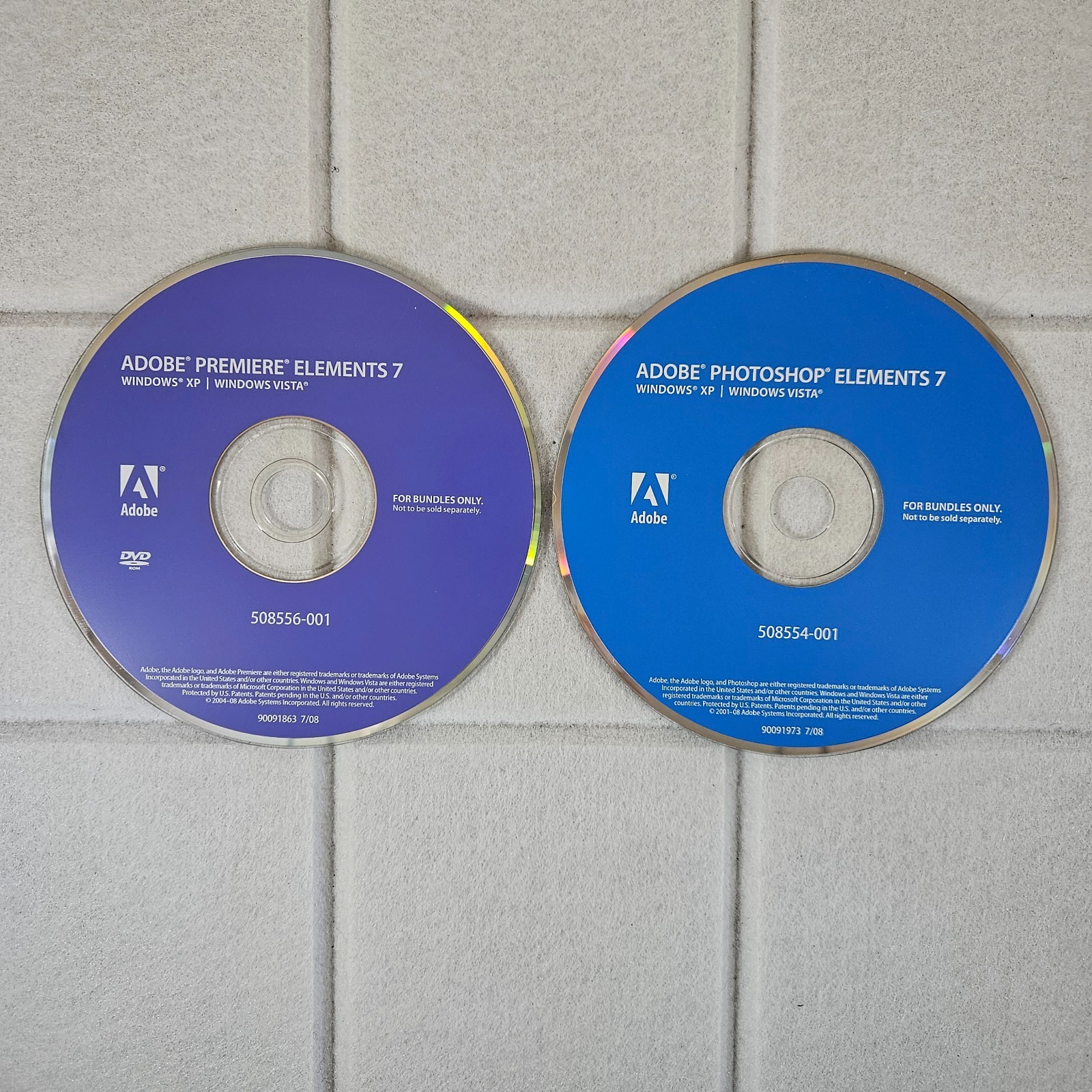Adobe Photoshop Elements 7 & Premiere Elements 7 - Discs Only