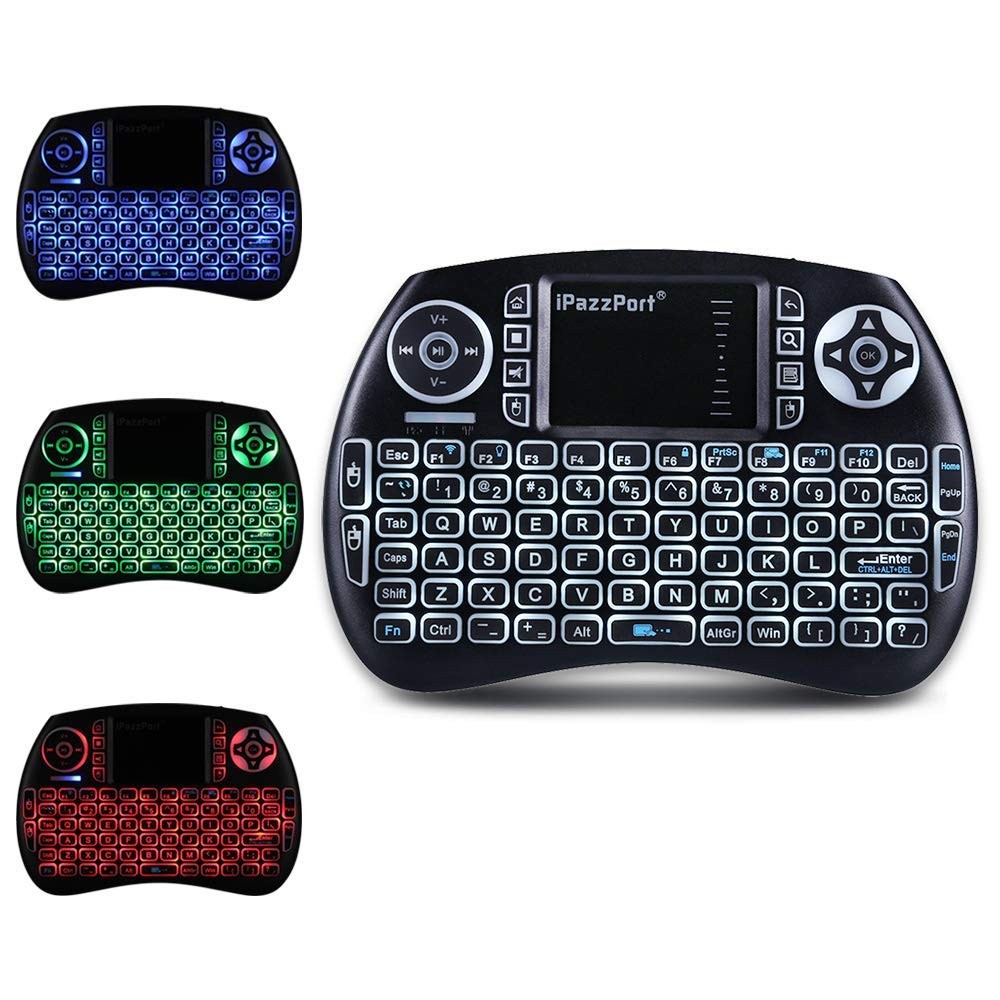 iPazzPort (Upgrade Mini Bluetooth Keyboard with Touchpad Handheld
