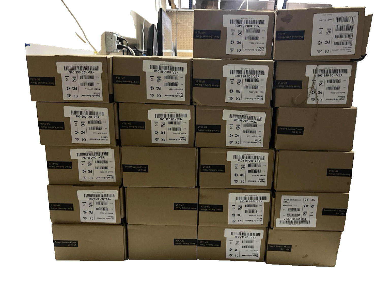 LOT OF 40 Yealink SIP-T55A IP Phone PoE HD Voice Microsoft Teams NEW IN BOX