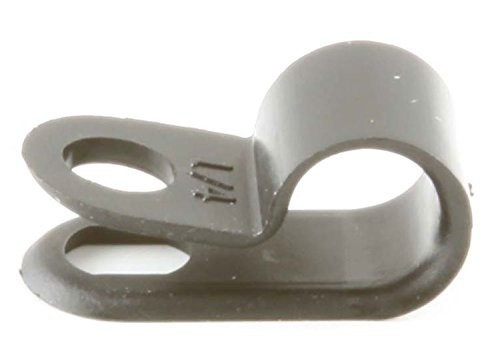 3/16" Black Nylon Cable Clamps - (pack of 50)