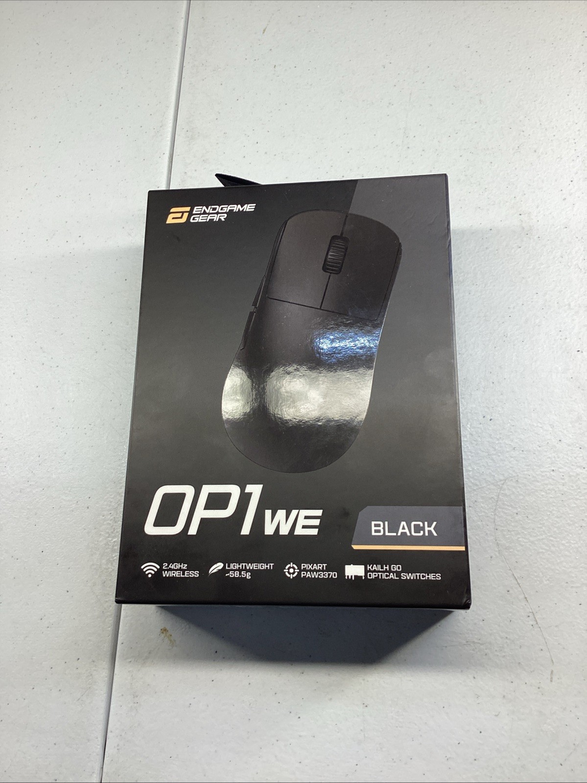 New ENDGAME GEAR OP1we Wireless Gaming Mouse, CompX CX52850 Microcontroller