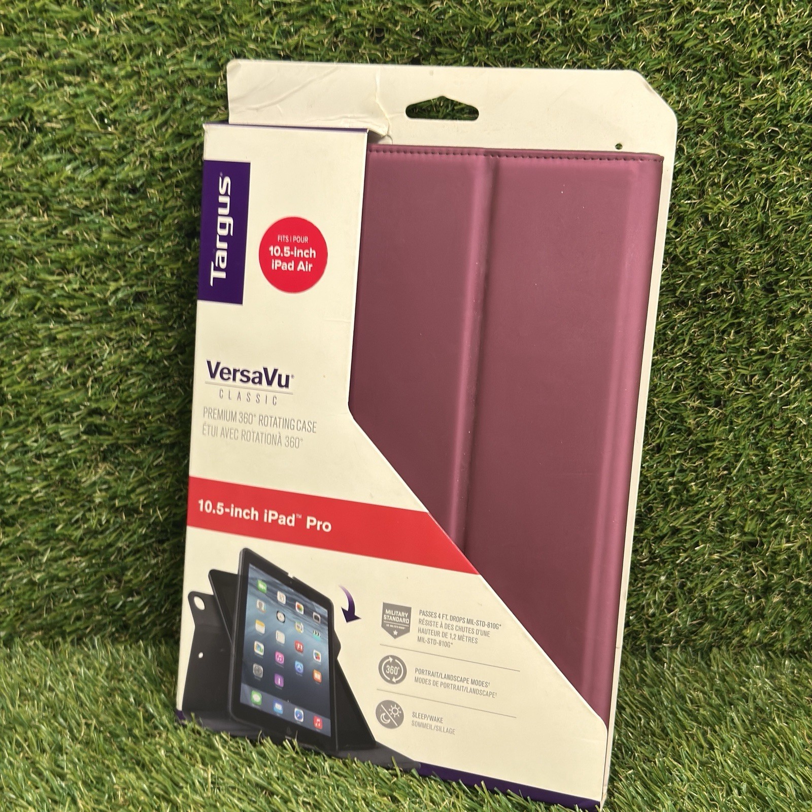 Targus VersaVu Classic Premium 360 - 10.5-inch iPad Air  iPad Pro Purple New