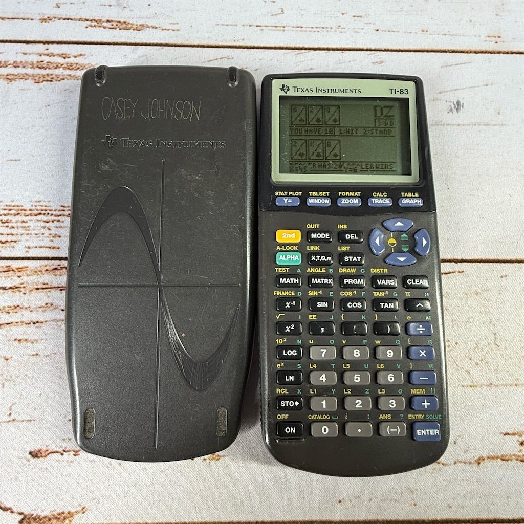 Texas Instruments TI-83 Graphing Calculator with Cover