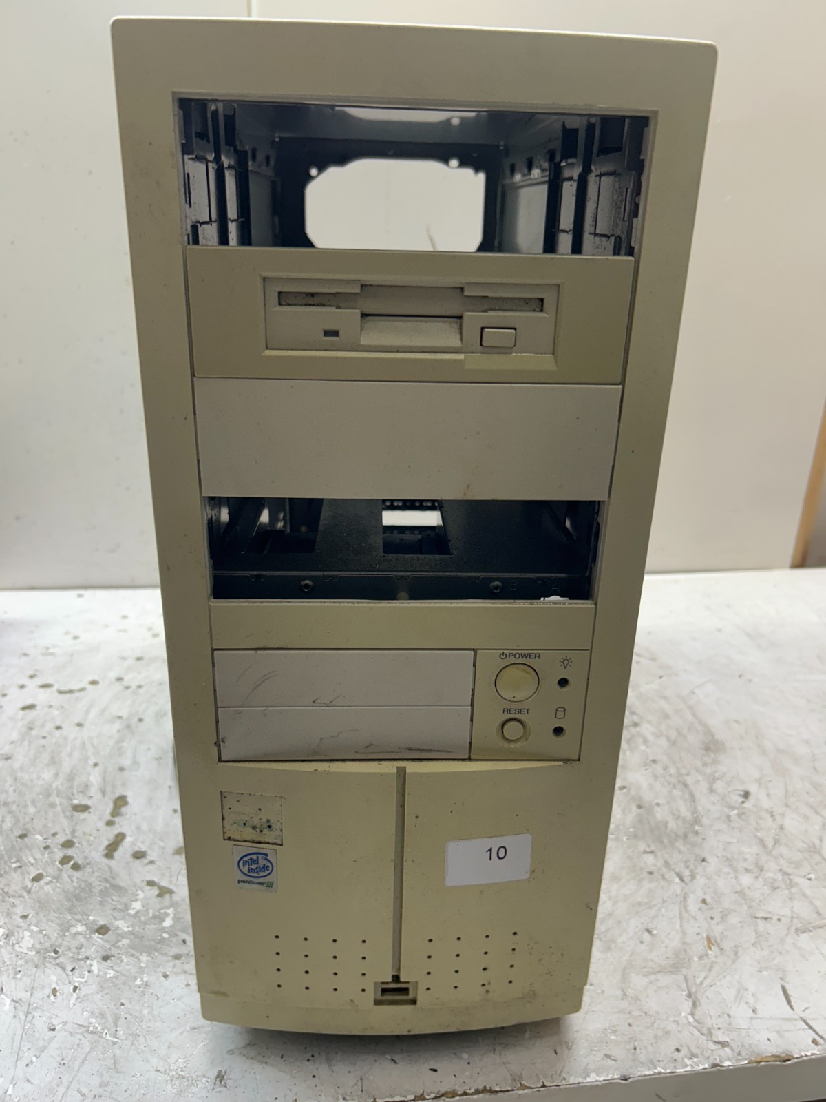 Vintage Beige ATX Desktop Computer Case