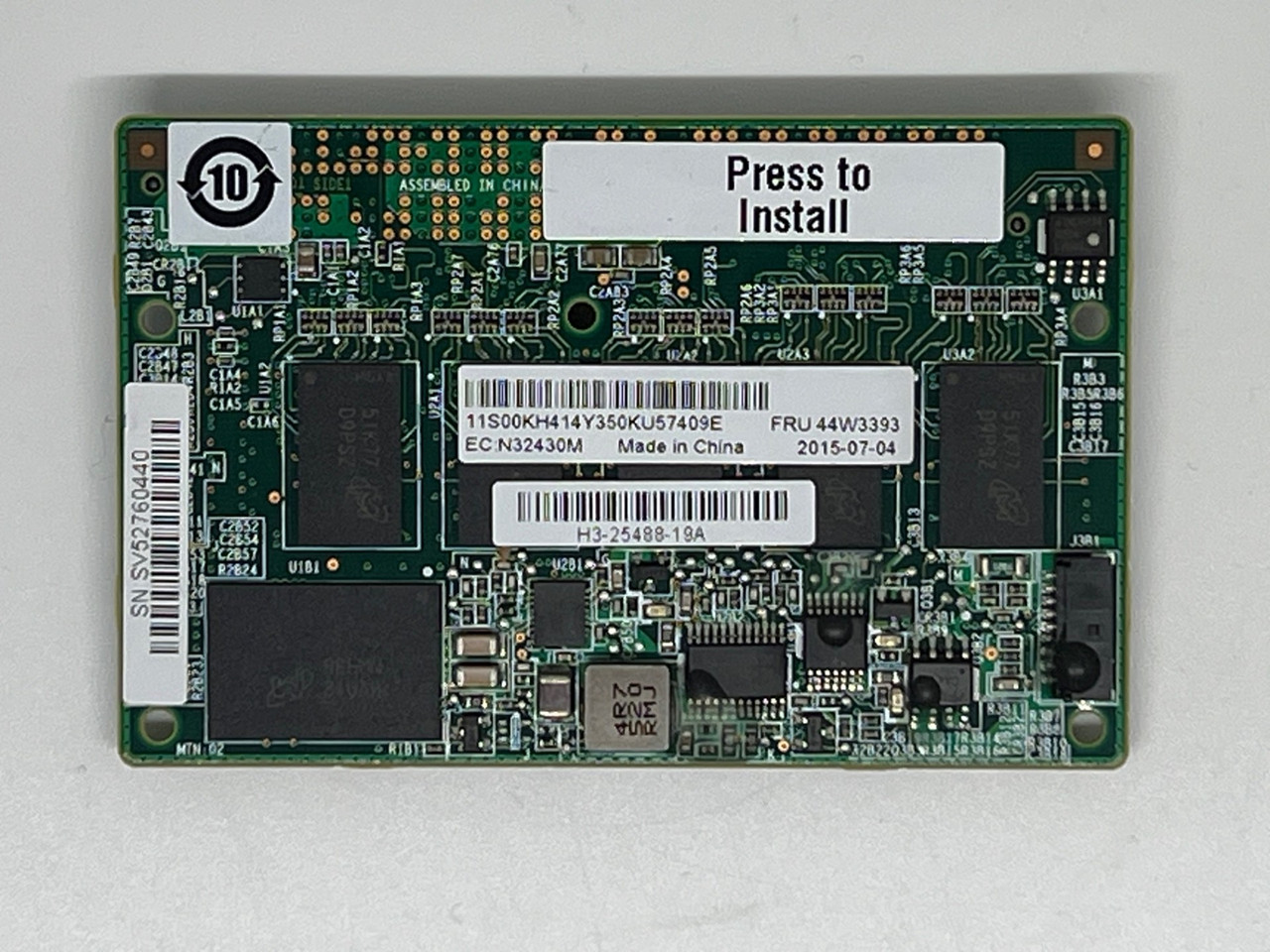 LENOVO LSI 44W3393 00KH414 1GB Flash Raid Upgrade for ServeRAID M5200 SAS SATA