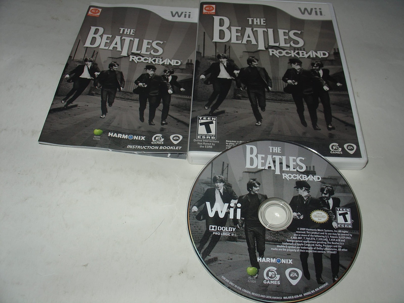 The Beatles Rock Band (Nintendo Wii, 2009) Mint Disc Perfect Complete