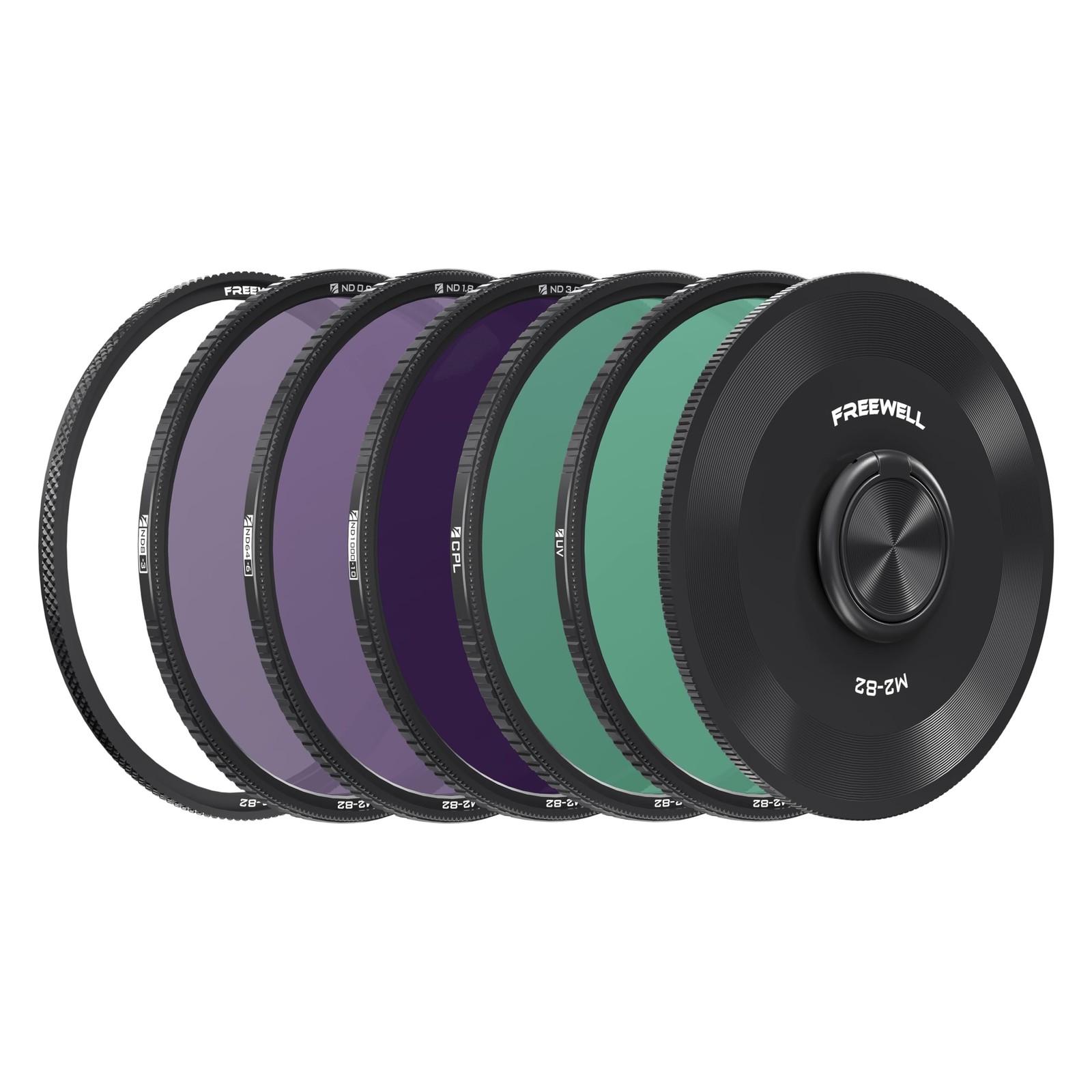 Freewell M2 Magnetic Quick Swap 5-Pack 82mm ND8, ND64, ND1000, CPL ... Fast Ship