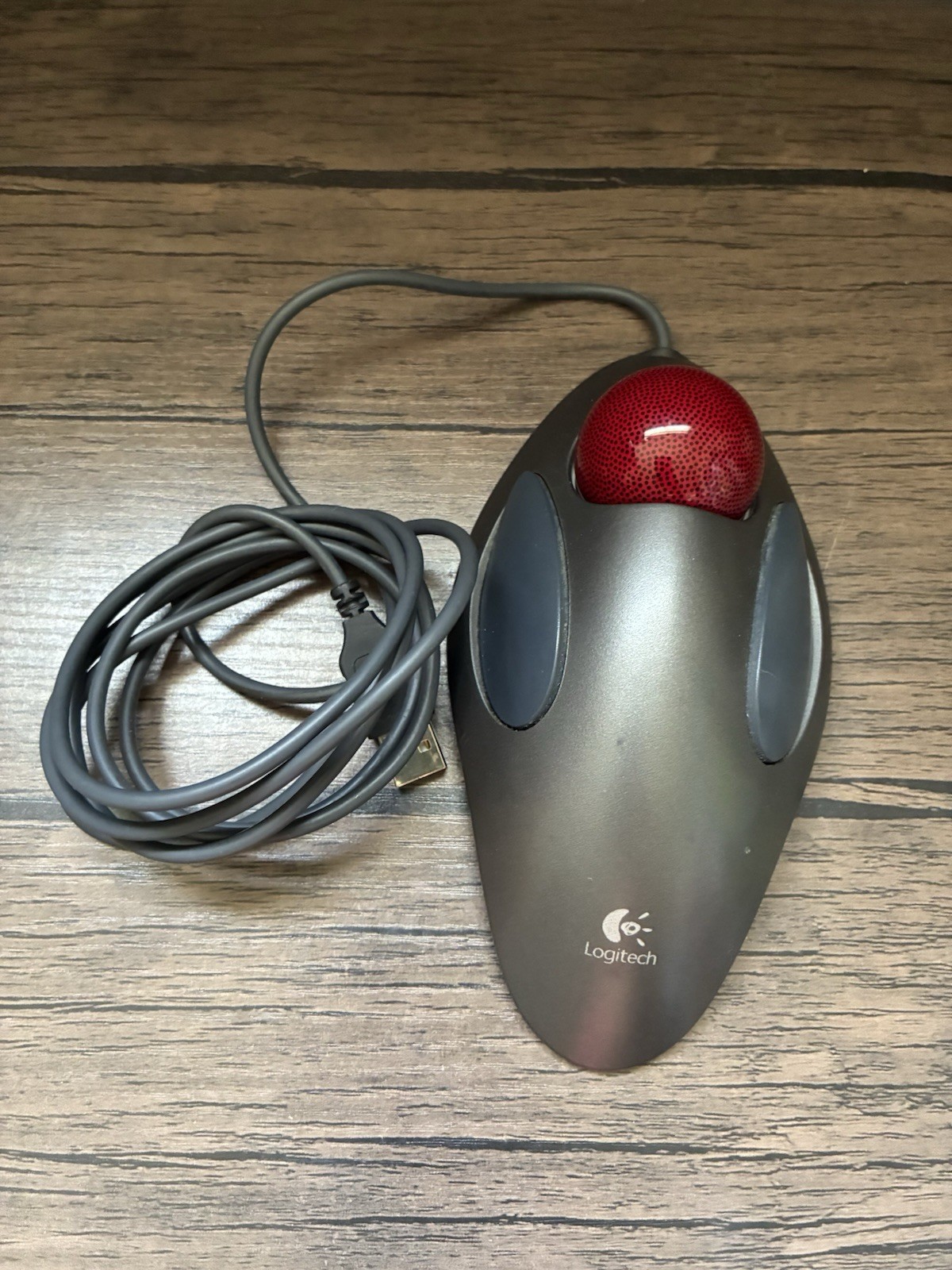 Logitech T-BC21  Trackman Trackball USB Mouse Marble Ball 810-000767 
