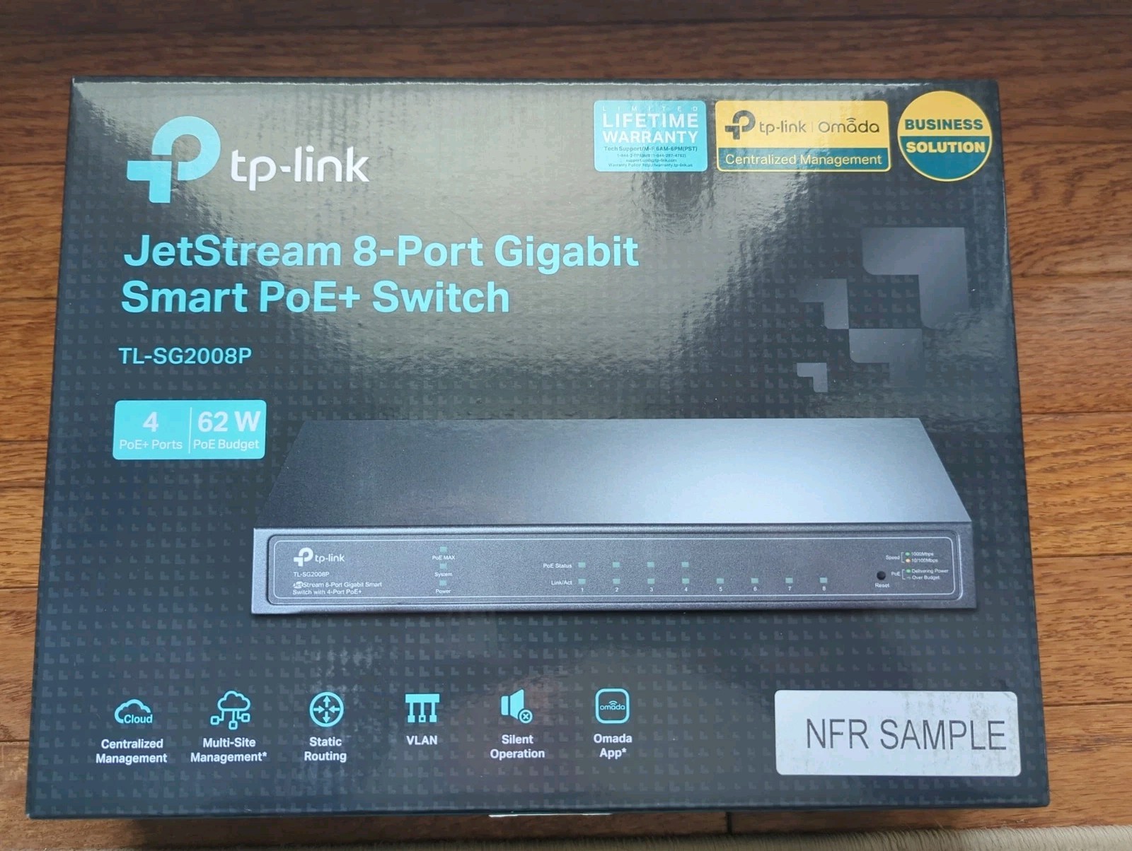 TP-Link TL-SG2008P JetStream 8-Port Gigabit Smart Switch with 4-Port PoE+