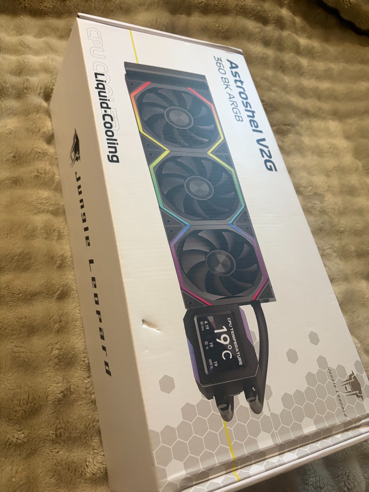 NEW Jungle Leopard Astroshel V2G 360 WH ARGB Cpu Liquid Cooler 