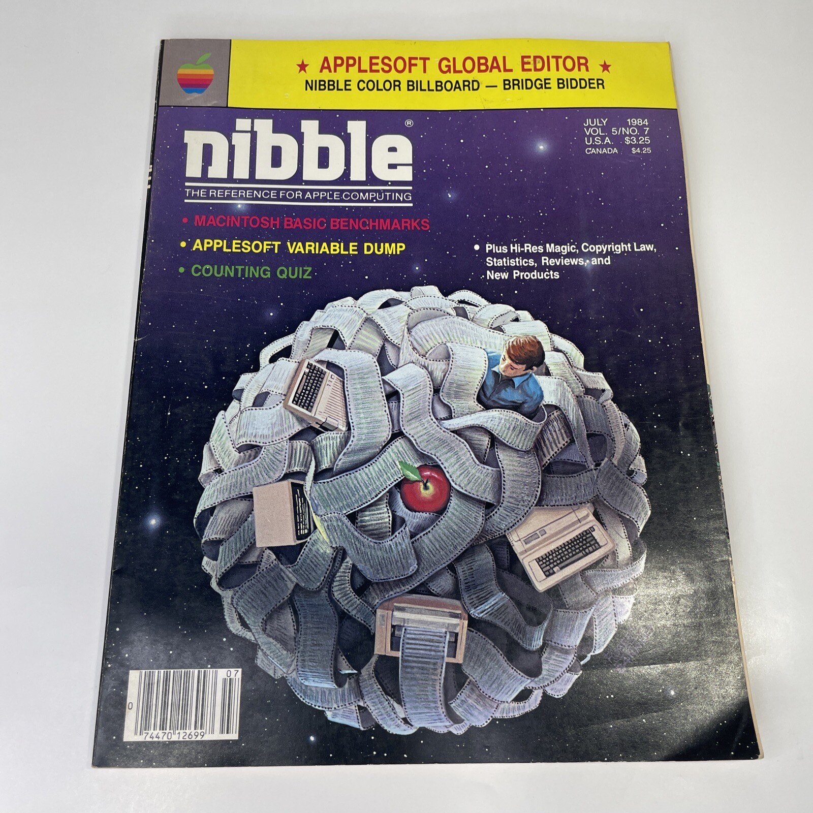 Apple Nibble Magazine July 1984 Vol 5 No 7 Vintage Computer Articles