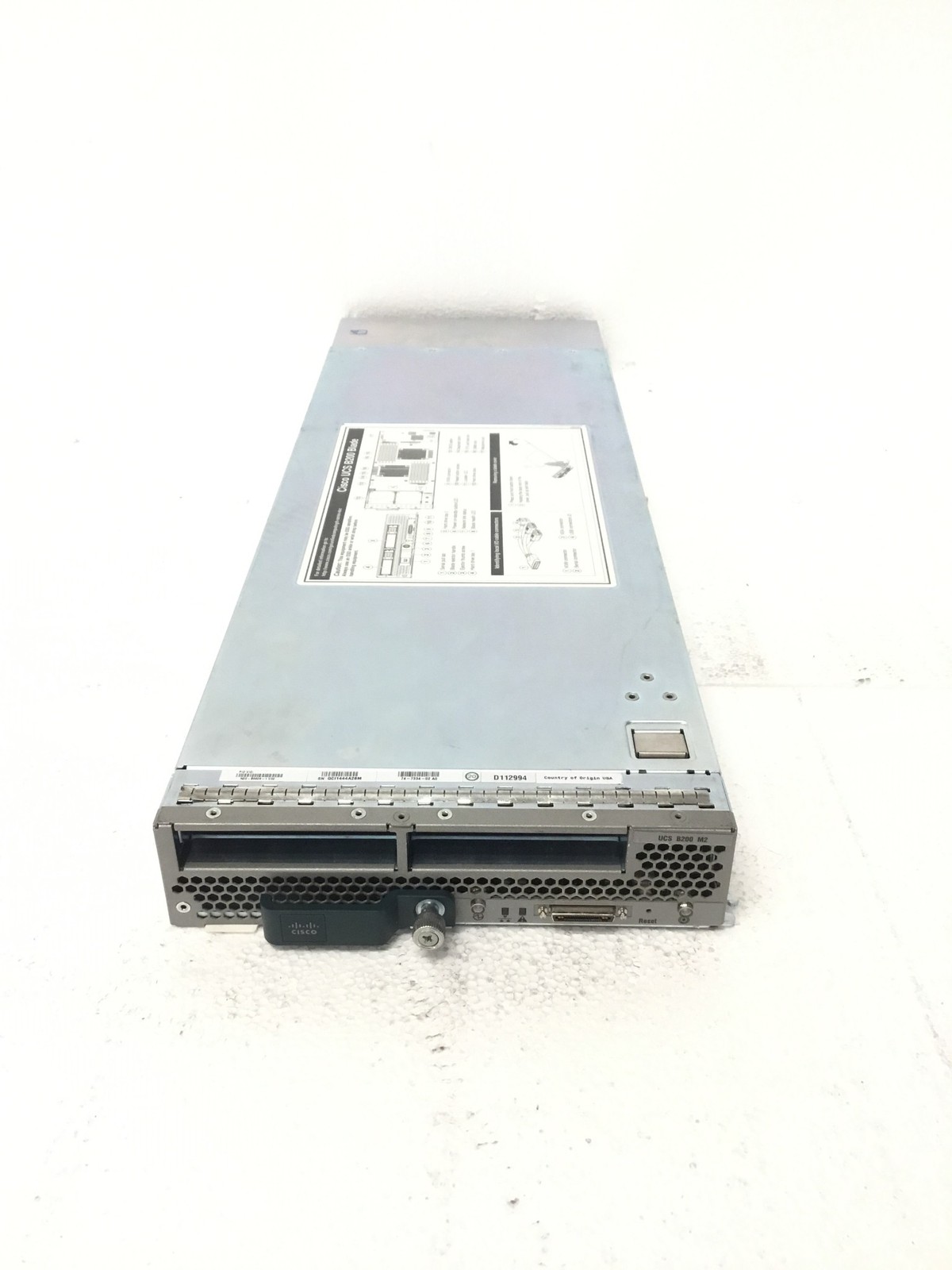 Cisco UCS B200 N20-B6625-1 Blade Server 2×X5670 12-Core 32GB RAM w/ Card WORKING