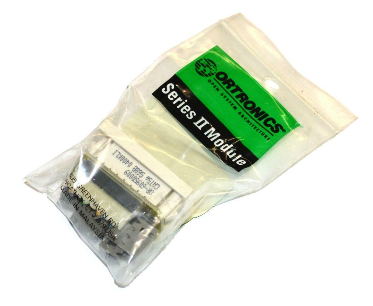 New Ortronics OR-60950009 Series 2 Module 2/8P8C CAT5E Unkeyed 568B Fog White