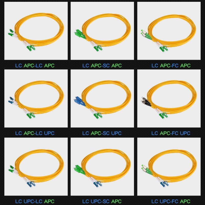 3M Fiber Optic Patch Cord 2 Core Duplex LC/APC to FC/UPC SM FTTH CATV Cable