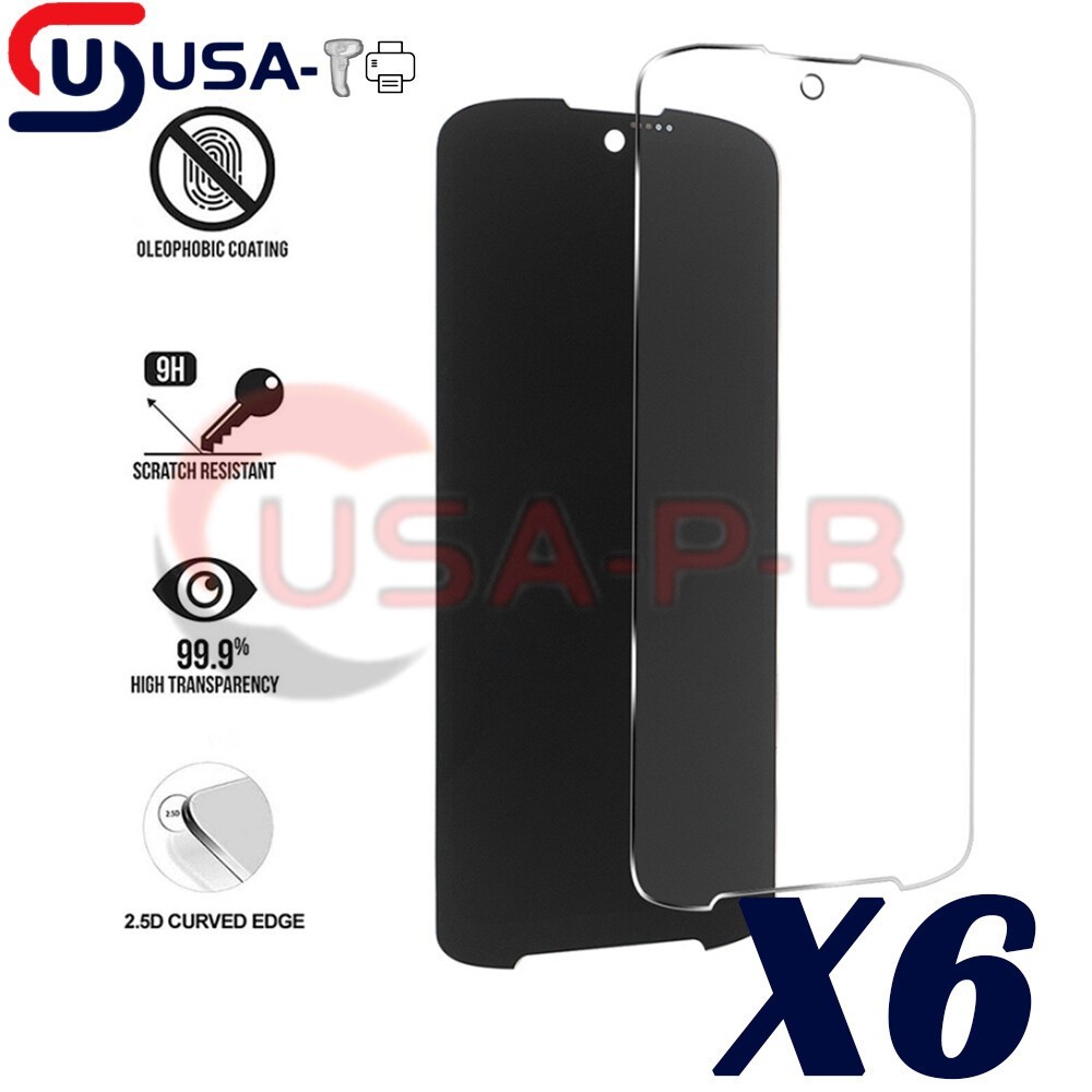 USA NEW 6PCS Tempered Glass Screen Protector for Zebra TC15 Scanner STOCK