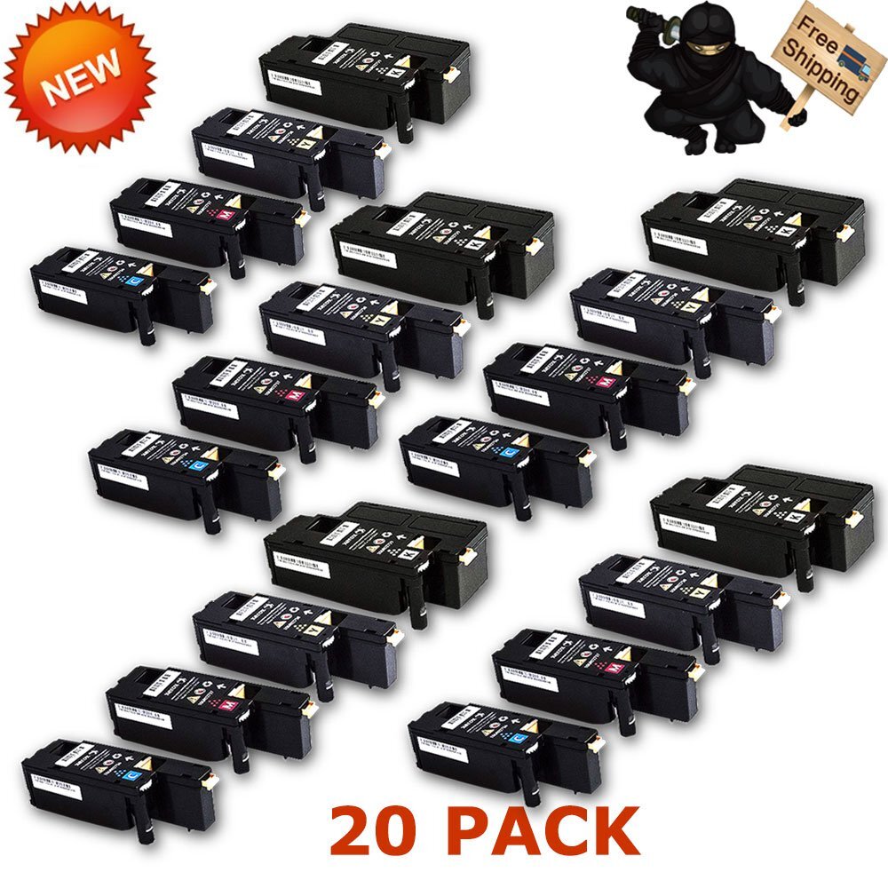 5SET NEW 20PK Xerox 6027 Toner for WorkCentre 6025 106R02759 Phaser 6022 6020