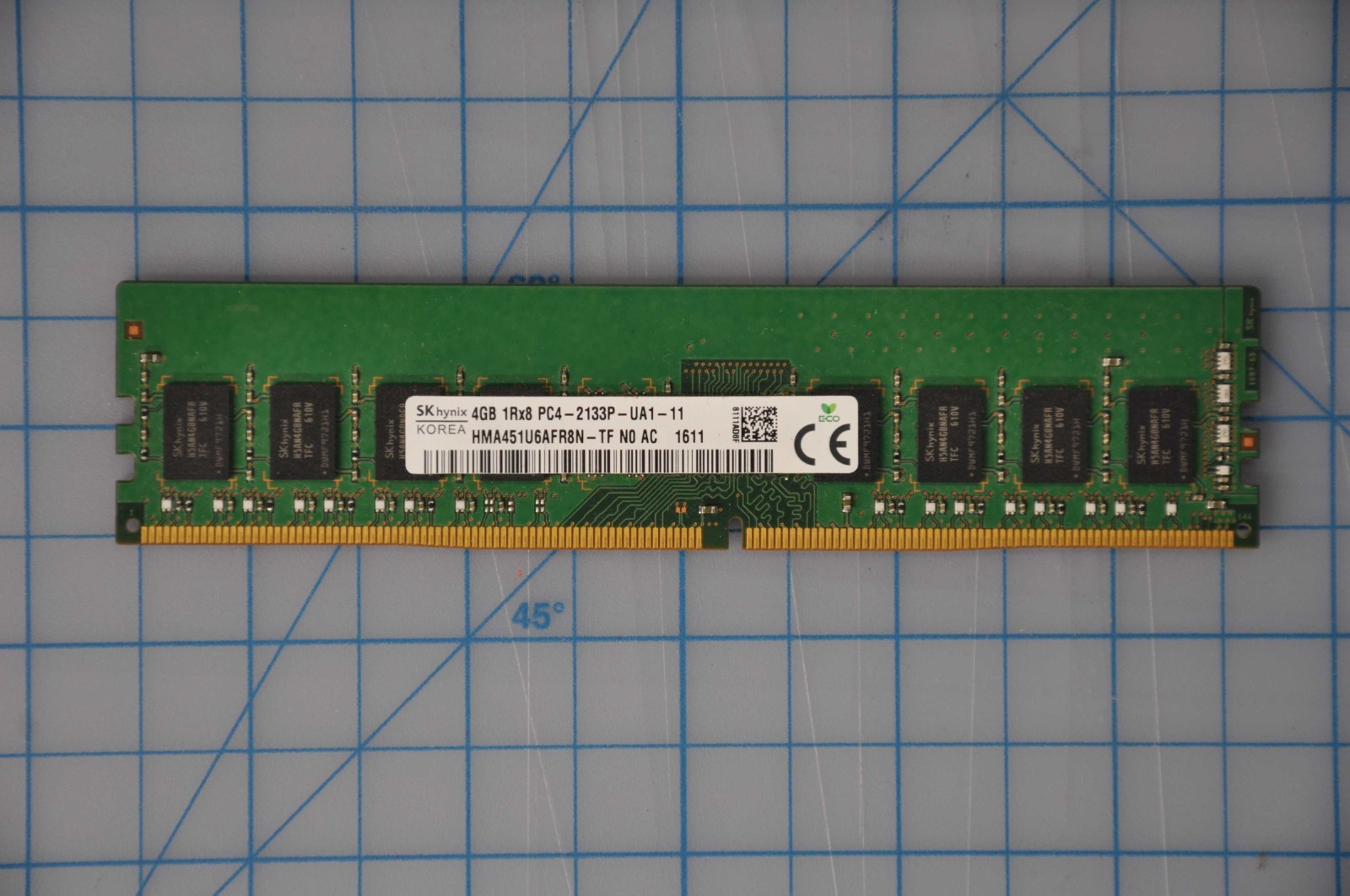 DELL 4GB DDR4-2133MHZ PC4-17000 ECC CL15 288-PIN DIMM 1.2V  GRADE A N8MT5 