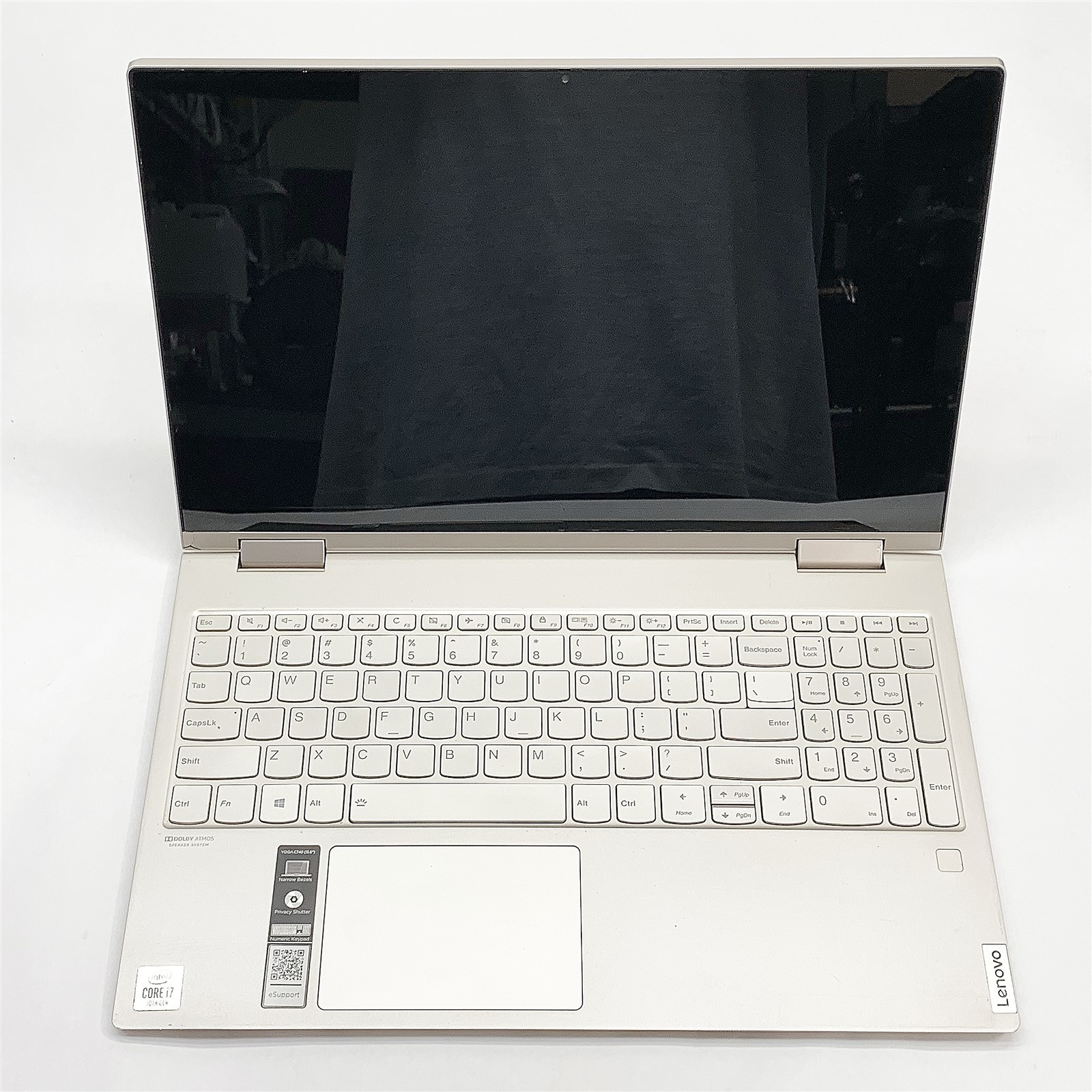Lenovo Yoga C740-15IML Laptop i7 10510U 1.80GHZ 15.6" Touch 12GB NO HDD Parts