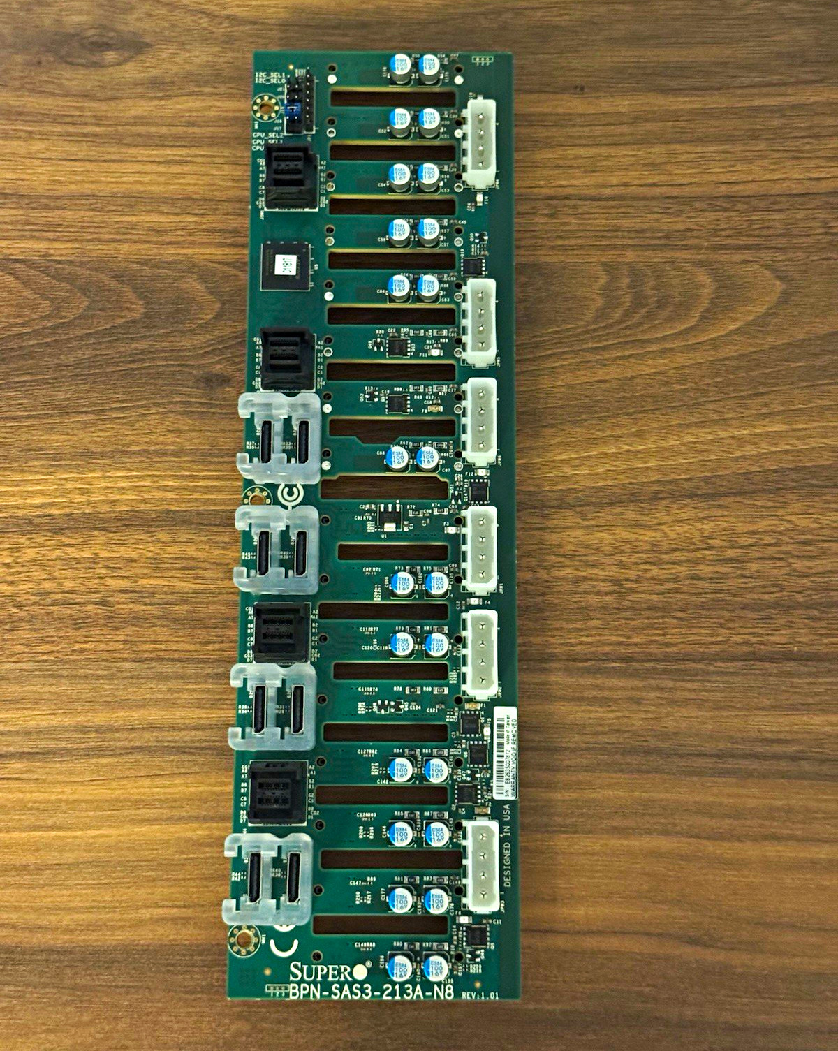 NEW Supermicro BPN-SAS3-213A-N8 Rev 1.01 SAS3 12Gb/s Backplane OEM