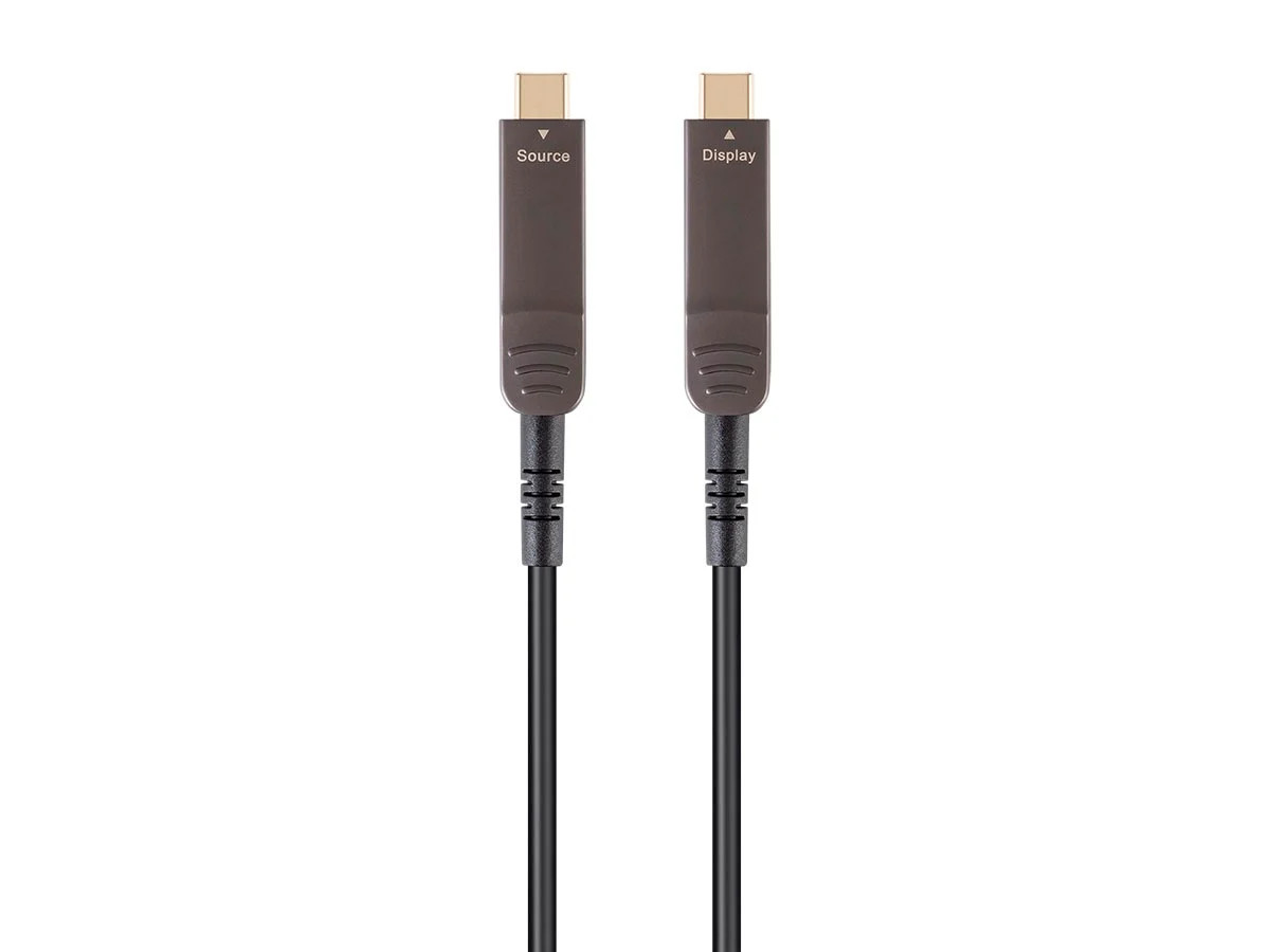 Monoprice USB 3.1 Type-C to Type-C Video Cable - 30ft, 4K@60Hz, Fiber Optic, AOC