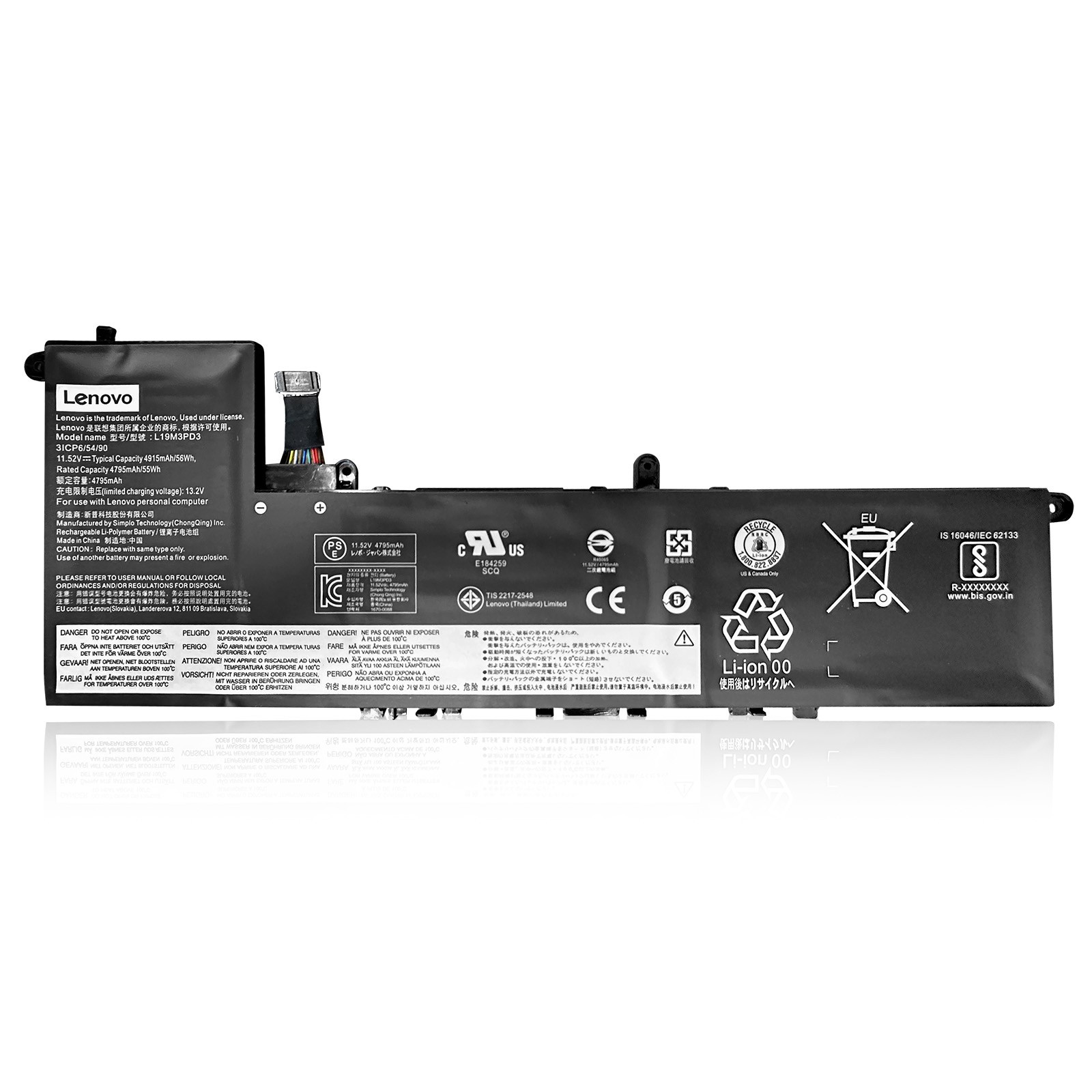New Genuine L19M3PD3 Battery For Lenovo Ideapad S540-13API S540-13ARE Series US