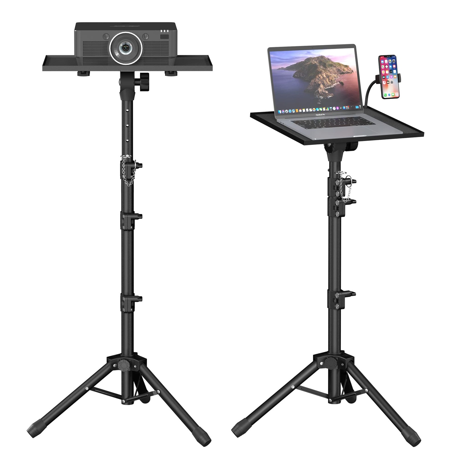Projector Stand - Adjustable Height 22 to 63 Inches, Tripod for Laptop & Proj...