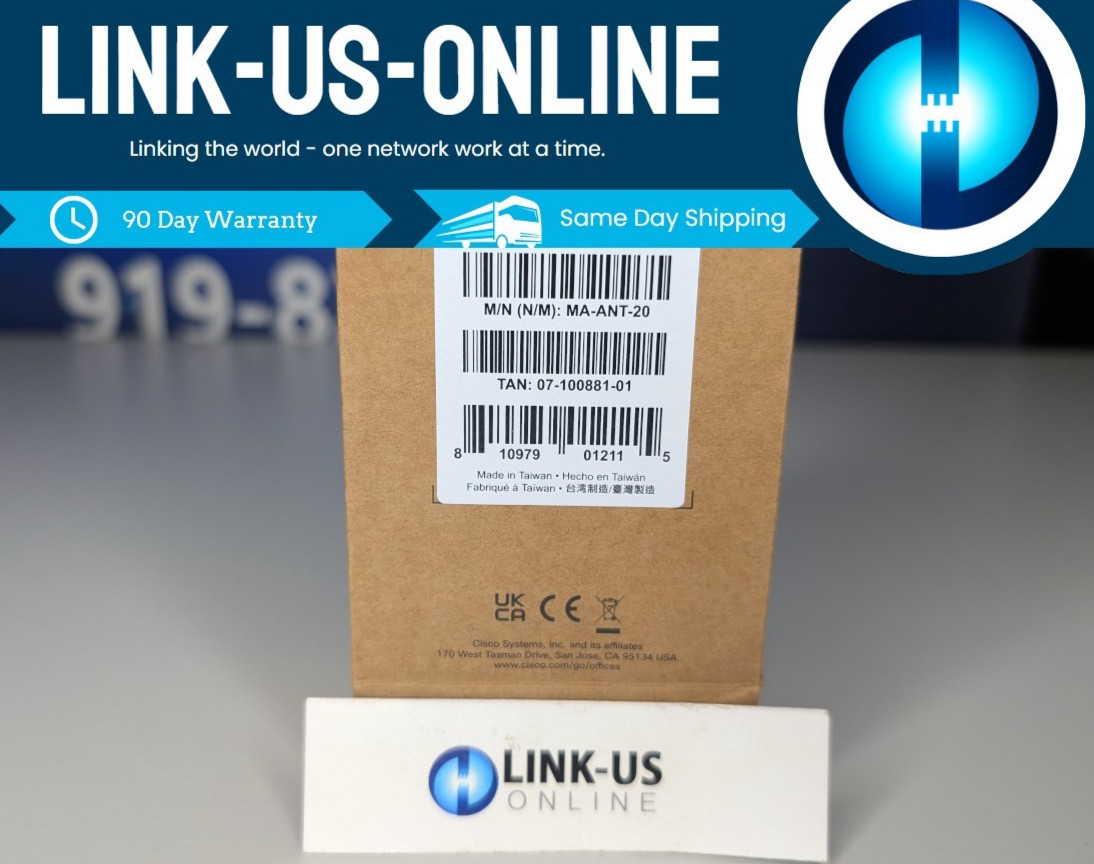 Brand New Cisco Meraki MA-ANT-20 - IN STOCK - Same Day Shipping - SHIPS TODAY