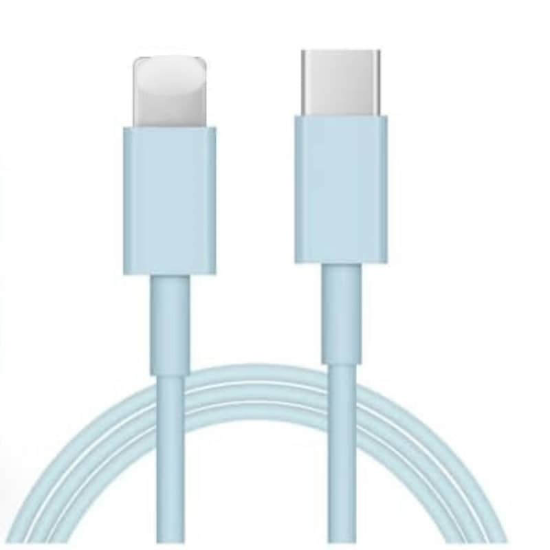USB-C Fast Charging Cable Multi Color 3.3ft PD Compatible Devices