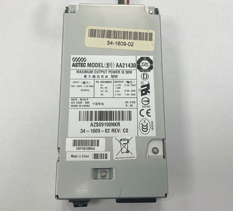 ASTEC AA21430 50W Switching Power Supply