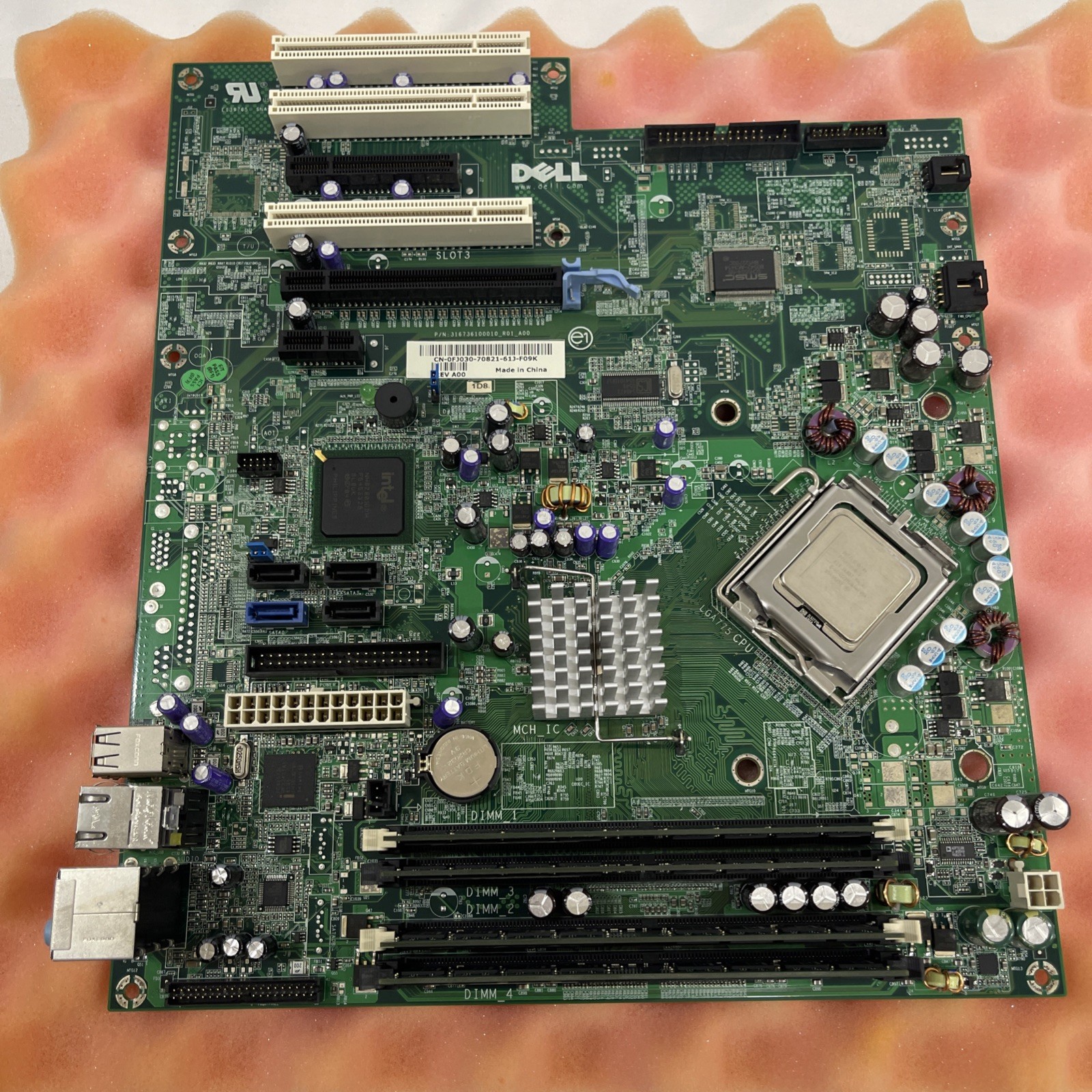 Dell 0FJ030 XPS 400 Dimension 9150 Motherboard Pentium D 820 4GB DDR2 RAM