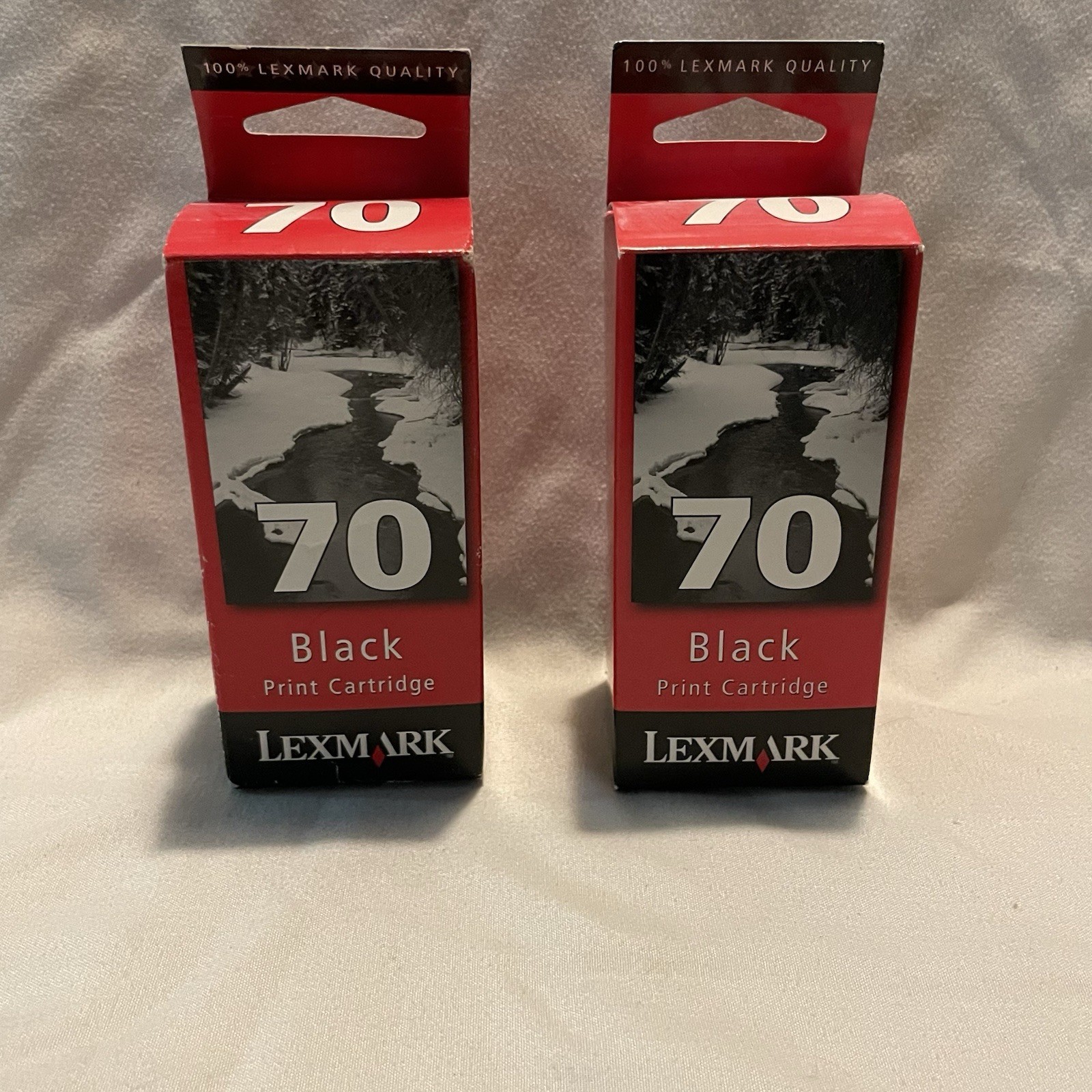 Lexmark 70 Black Ink Cartridge Set Of 2