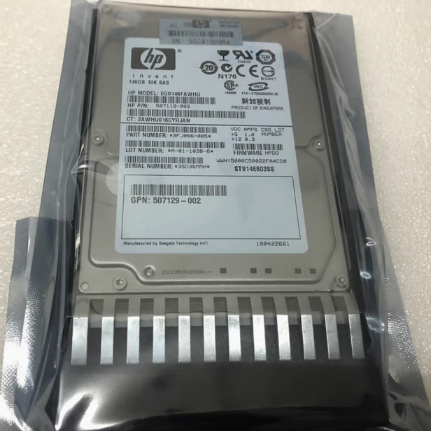 HP 507283-001 418399-001 146GB 10K SAS 2.5" Hard Drive.