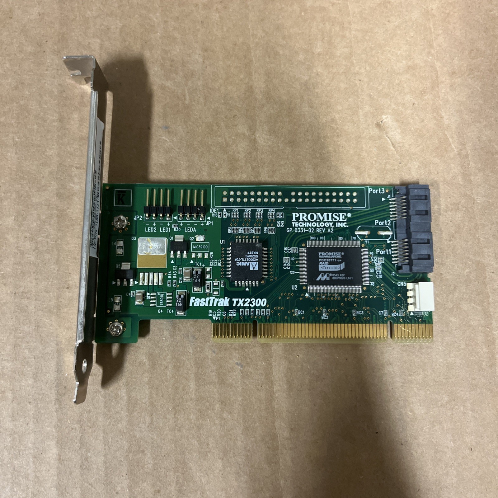 Promise FastTrak TX2300 PCI 2 Port SATA Raid Card Controller GP0331-02 5188-2534