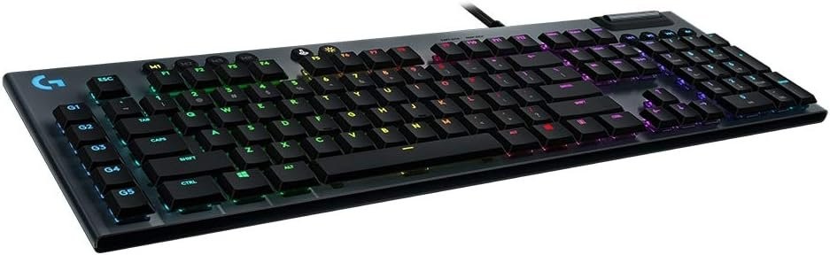 Logitech G815 LIGHTSYNC RGB Mechanical Gaming Keyboard with Low Profile GL Click