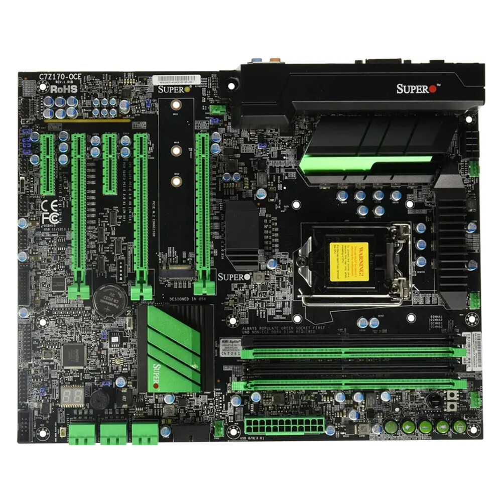 For Supermicro C7Z170-OCE Motherboard Socket H4 (LGA 1151) DDR4 ATX Mainboard