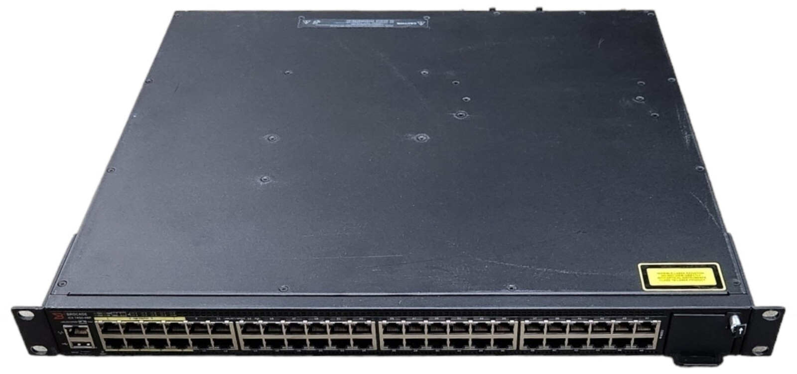 Brocade ICX 7450-48P-STK-E 48-Port 10/100/1000 PoE+ / POH Switch Bundle
