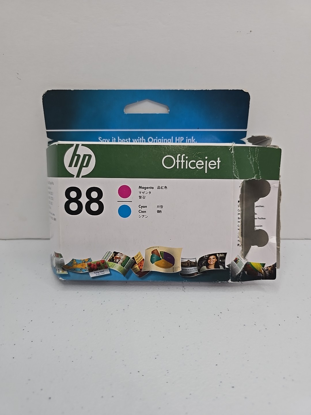 Original Genuine OEM HP 88 Cyan Magenta OfficeJet Ink Printer Cartridge Dual 2